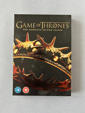 Game of Thrones: The Complete Second Season DVD. 5 discs