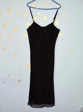 Caren Pfleger 90s vintage slip dress with diamante detail
