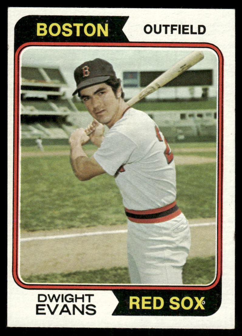 1974 Topps #351 Dwight Evans - EX