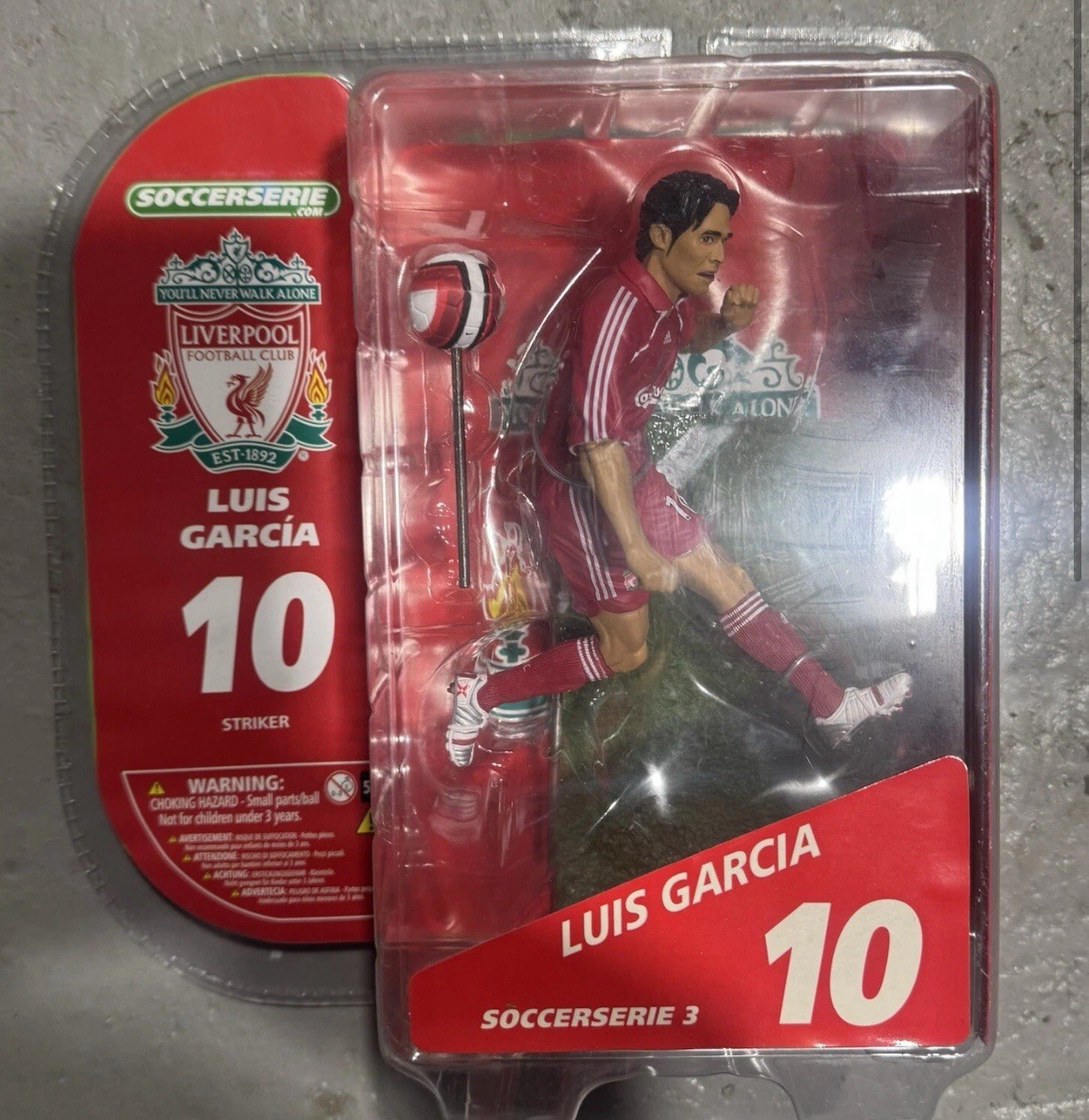 Luis Garcia Figure liverpool 10 soccer series 3 