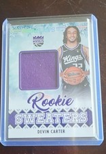 2024-25 Panini Nba Hoops - Rookie Sweaters Devin Carter #RSW-DEV (MEM, RC)