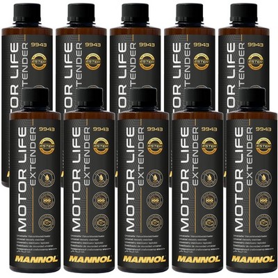 10x 450ml MANNOL 9943 Motor Doctor + Ester Motoröl Additiv Schutz Motorschutz 