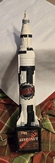 Rocket Republic Brewing Tap Handle With Astronut Brown Ale Magnet