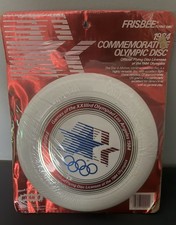 Vintage White 1984 Wham-O Frisbee Commemorative Olympic Games Model 2042 NIP 