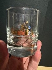 1 x Glenfiddich Pure Malt Scotch Whisky Glass old fashioned gold stag