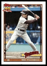 1991 Topps Mike Pagliarulo San Diego Padres #547 13908