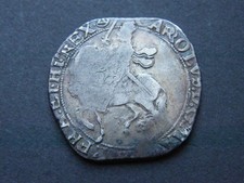 1641 43 Charles I 1st Hammered Silver Halfcrown Half Crown Coin Triangle Circle