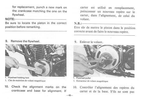 YAMAHA Workshop Manual IT400 & IT250 1979 Service & Repair IT400F IT250F - Picture 2 of 5