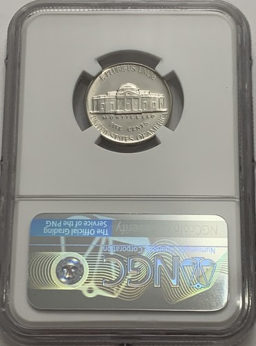 1952 NGC PF68 Proof Thomas Jefferson Nickel 5c Portrait Label - Picture 2 of 3