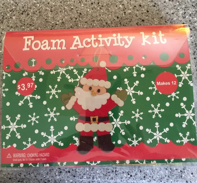 Download Foam Santa Clause Ornament Craft Kit Makes 12 For Sale Online Ebay PSD Mockup Templates