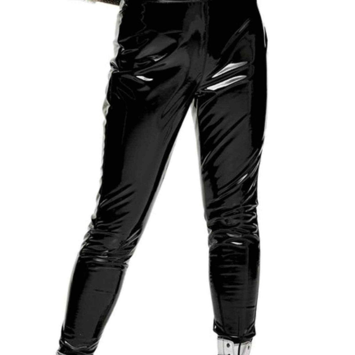 TopShop Faux Leather Skinny Trousers (Petite)