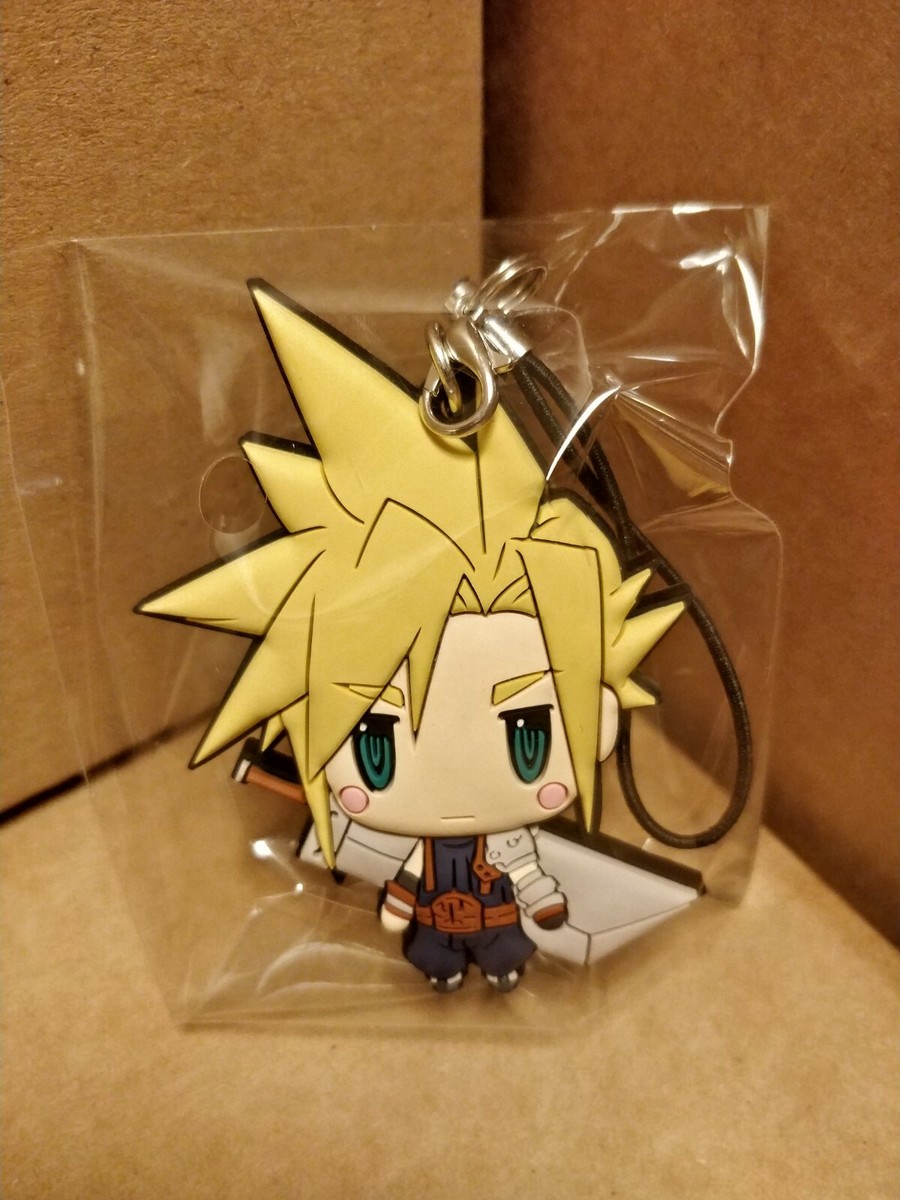 OFFICIAL FINAL FANTASY VII (7) RUBBER CHARACTER STRAP PHONE