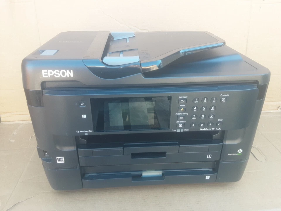 Epson WorkForce WF-7720DTWF Print+Scan+Copy, +Fax A3 Wi-Fi Printer + TRAY - Image 2 of 4