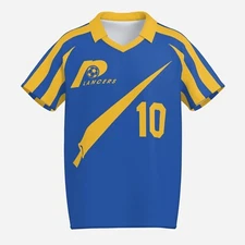 Rochester Lancers - soccer jersey Retro shirt, 1980 replica away jersey