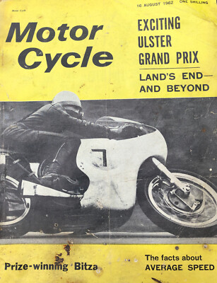 MOTOR CYCLE  16 AUGUST 1962 ULSTER GP ARIEL LEADER BSA VELOCETTE VENOM