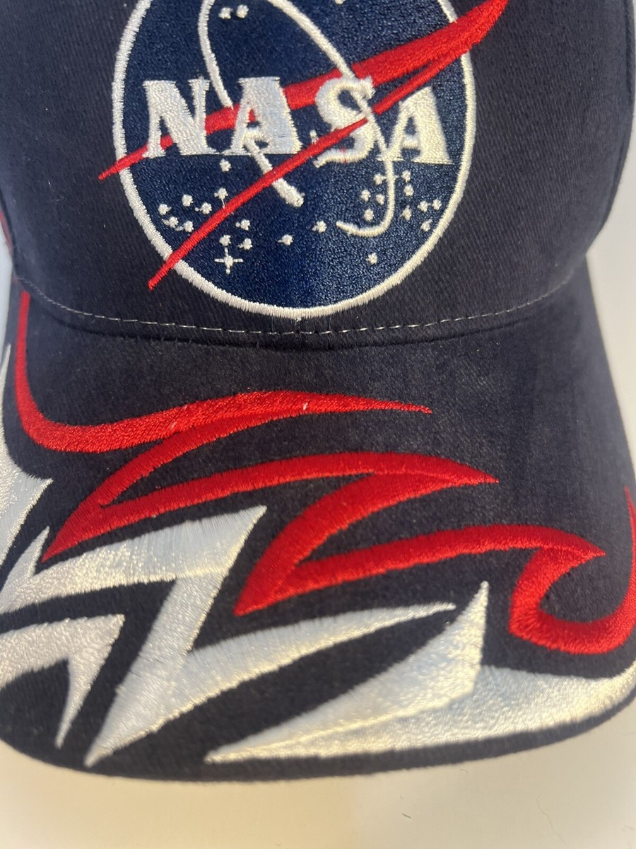 帽子 [0] NASA National Aeronautics and Space NASA Kennedy Space Center Hat Adult One Size Black Snapback
