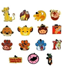 Lion King Themed 5 Disney Park Trading Pins Set ~ Randomly Assorted ~ Brand New