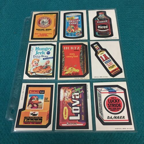 1973 Serie 3: WACKY PACKAGES "Tan Back" KOMPLETTSATZ 30/30 @ NM oder BESSER - Bild 4 von 9