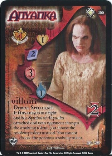 BUFFY THE VAMPIRE SLAYER COLLECTIBLE CARD GAME - CLASS OF '99 (SCORE - 2002) - Picture 127 of 171