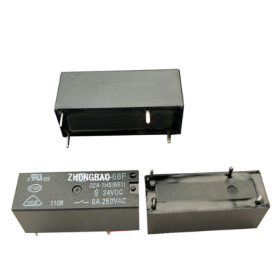 Produktbild von 1 Stück 5-poliges JQX-68F-012-1ZS Relais – 8A, 12V, Für Schaltungen & Steuerungen
