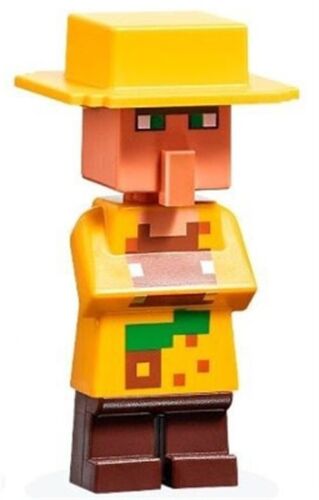 Lego Minecraft Minifigure Villager min126 21187 Brand New - 第 1/1 張圖片