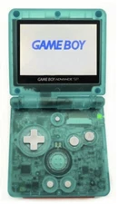 Nintendo Game Boy Advance GBA SP Glow in the Dark Green System AGS 101 Brighter