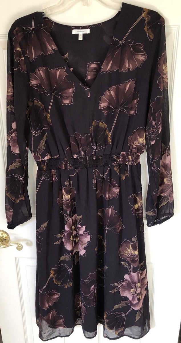maurices brown dress LINDSAY BLACK LINEN MINI DRESS
