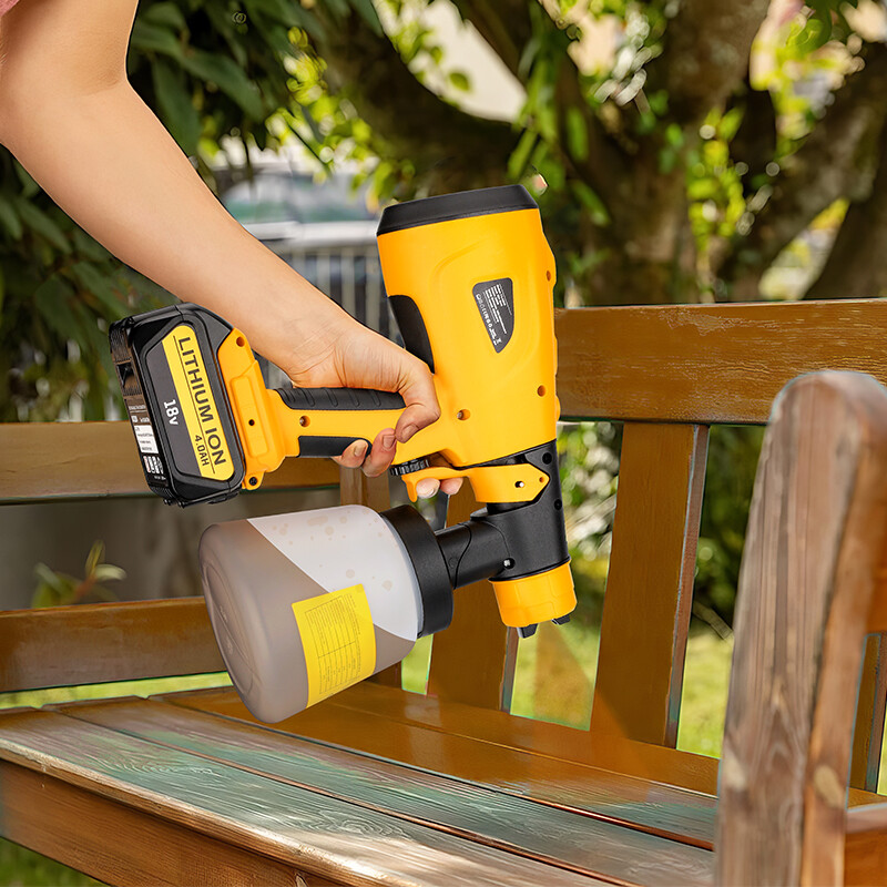 US 800ML Electric Spray Gun Cordless High Power Electric Paint Sprayer