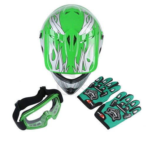 DOT Youth Helmet Child Kids Motorcycle Full Face Offroad Dirt Bike ATV S M L XL - Picture 27 of 66