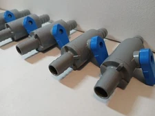 1/2 inch Barb Plastic Shut Off Valve (O2, CO2, Soda, Water)