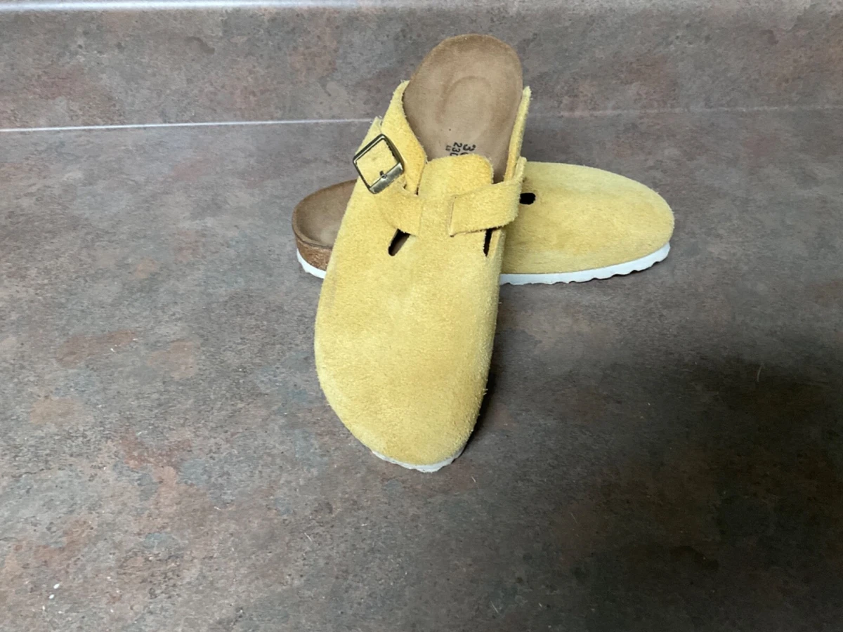Birkenstock boston ochre new arrivals