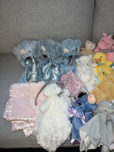Lote de mantas de seguridad para bebés Lovey revendedor de felpa paquete al por mayor 40 piezas - Imagen 2 de 5