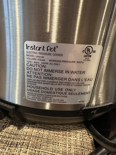 Instant Pot Ultra 60 Multi-Use 6 Qt 10-in-1 Electric Pressure Cooker Placemats - 第 20/24 張圖片