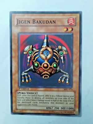 Yu-Gi-Oh! TCG Jigen Bakudan Magic Ruler MRL-074 1st Edition Common
