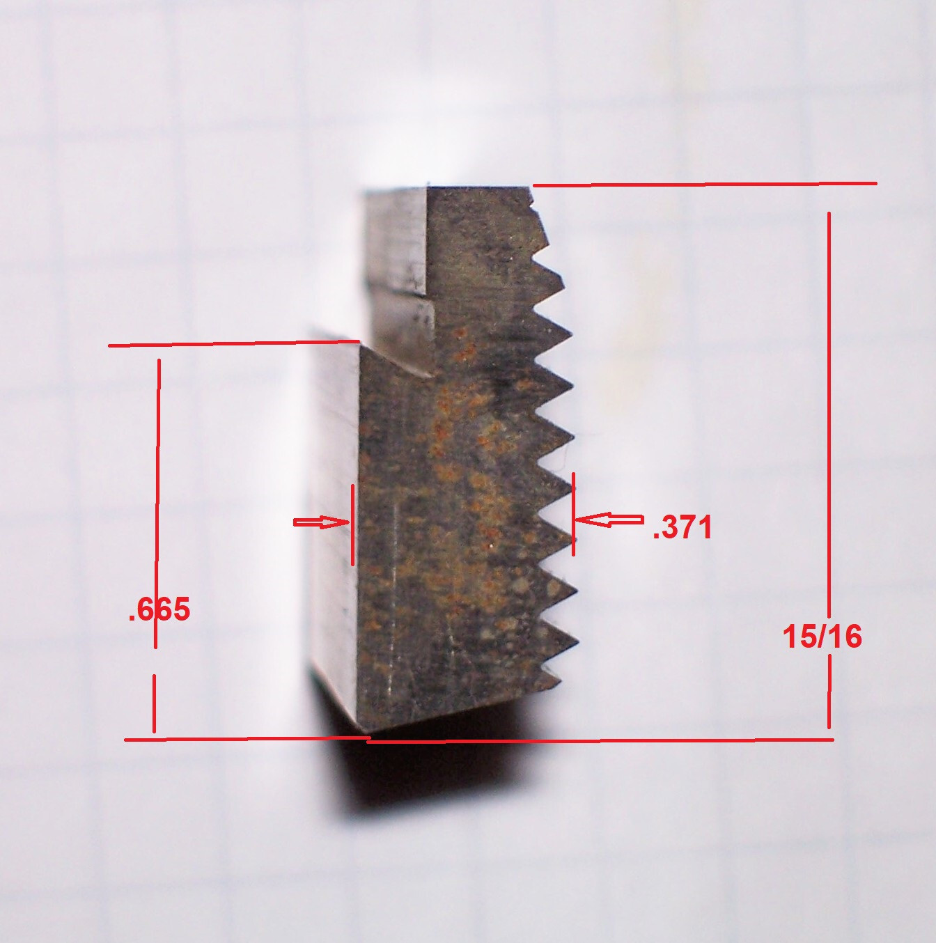 LANDIS Die Head Thread Chasers Taper Pipe 111/2P 15/16" tall eBay