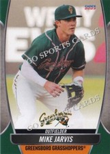2023 Greensboro Grasshoppers Mike Jarvis RC Rookie Pirates Minor League