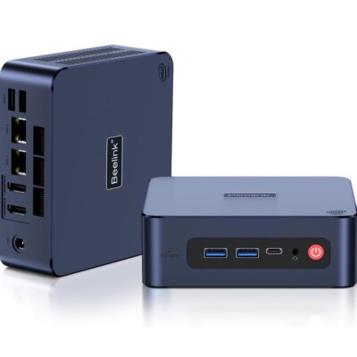 Beelink U59 Pro Mini PC, 11th Gen Intel Celeron N5105 (4C/4T, 2.9Ghz), 16GB RAM