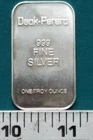 1 oz .999 Silver Deak Perera  Mint Art Round Bar #5292