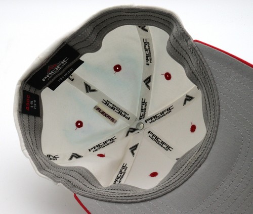 Pacific Headwear Flexfit "UT" Large - Extra Large Fitted Red/White Hat Cap - Picture 5 of 8