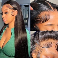 Straight 20 inches Hair 100 Human Hair 13x4 HD Lace Front 150 Density