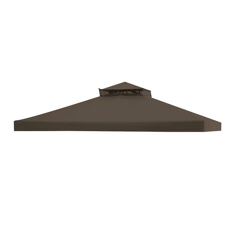 12X10ft 2T Waterproof Finial Classic Gazebo Top Chocolate More effectively