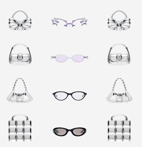 Gentle Monster x Bratz PICO 02(V) Limited Set Oval Purple Glasses | FedEx - Picture 7 of 9