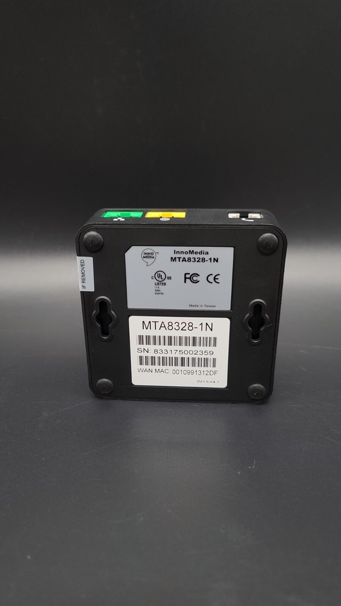 InnoMedia MTA8328-1N 3-Port 10/100 Ethernet VoIP Analog Terminal 