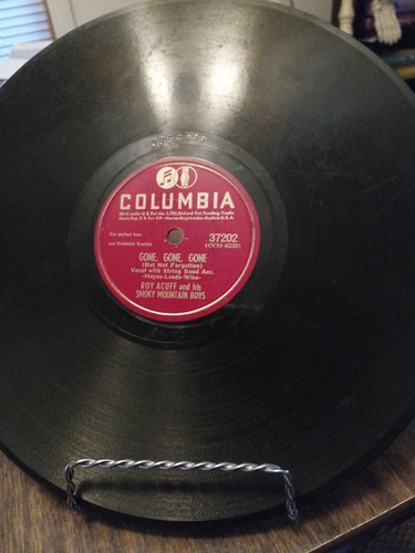 ROY ACUFF SMOKY MOUNTAIN BOYS GONE / LET ME BE THE FIRST 10" 78 Columbia 37202 - Picture 5 of 12