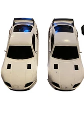 Jada RC Hyper Chargers Fast and Furious Toyota Supra RC Car Lot of 2 White Works