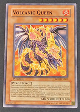 Yugioh TCG - Volcanic Queen -  LODT-EN005 - LP/NM - 1st Ed - Common Monster 2019