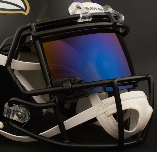BALTIMORE RAVENS SHOC 2.0 Football Helmet Eye Shield / Visor SAPPHIRE