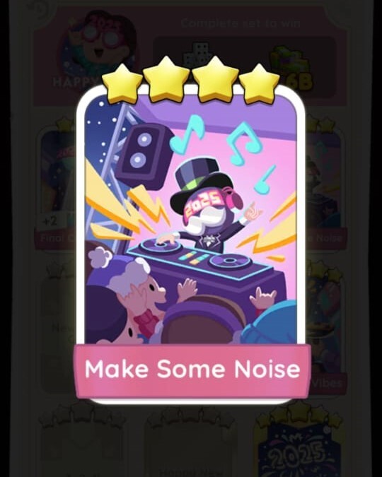 Make Some Noise MONOPOLY 4 Stars ⭐️⭐️⭐️⭐ Sticker | FAST DELIVERY