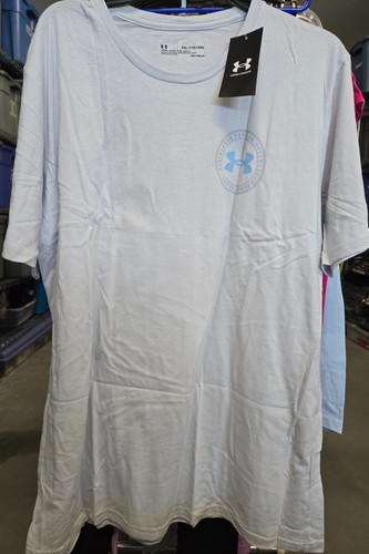 Under Armour Outdoor mountain tee shirt NWT mens XXL 2XL front/back gray - Picture 3 of 5