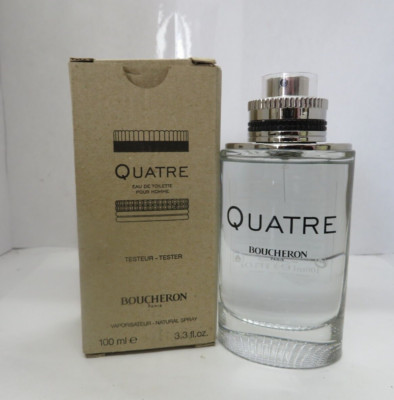 QUATRE BY BOUCHERON EAU DE TOILETTE POUR HOMME SPRAY 3.3 oz/100 ml TT